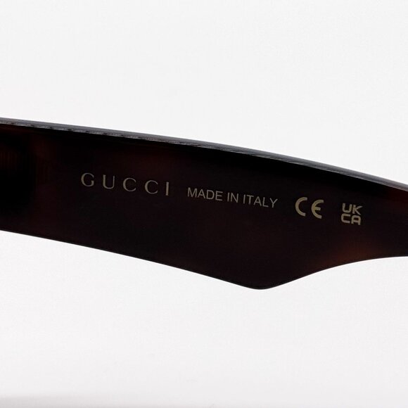 NEW GUCCI GG0957S 006 SUNGLASSES WOMEN HAVANA BROWN EYEWEAR - Picture 9 of 10